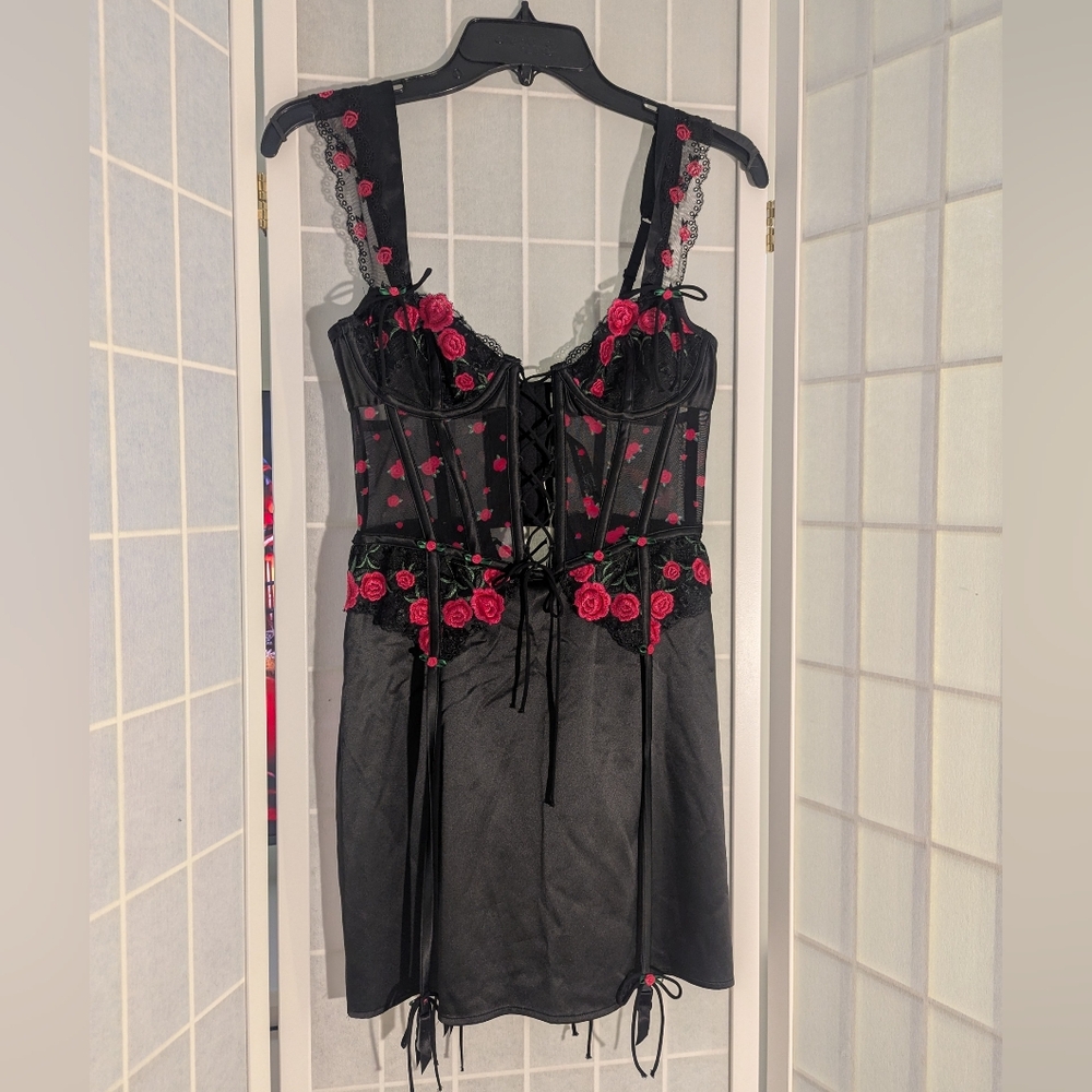 For Love And Lemons Roja Slip Dress
